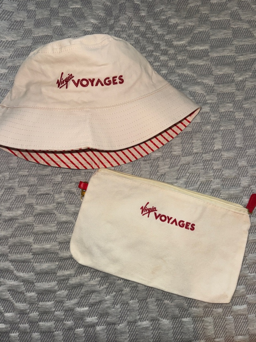 Virgin Voyages Bucket Hat + Pouch